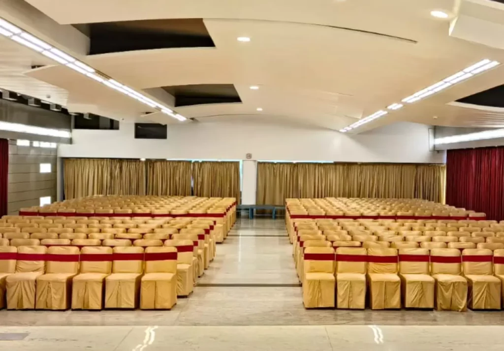 Banquet hall at MLR Convention Centre, JP Nagar
