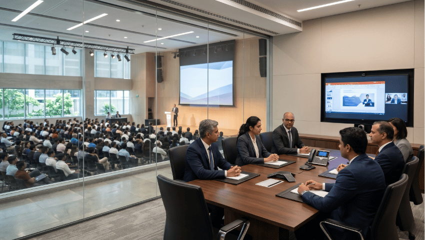 Corporate Meeting Spaces in Bangalore: From Quiet Boardrooms to Full Company Town Halls
